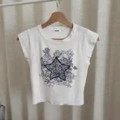 DHOLIC スター刺繍 ノースリーブニットのサムネイル