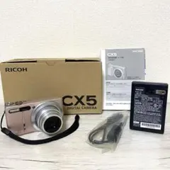 【美品・動作確認】　RICOH CX5 ピンク デジタルカメラのサムネイル