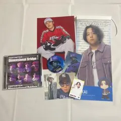 世界 FANTASTICS ラウワン タペストリー イケ壊ステッカー トレカ