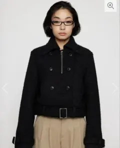 LAGUA GEM SHORT COMPACT DOUBLE コート 黒 未使用 - メルカリ