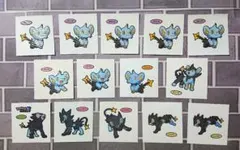 【状態悪要確認】ポケモン　デコキャラシール　コリンク　ルクシオ　レントラー　B
