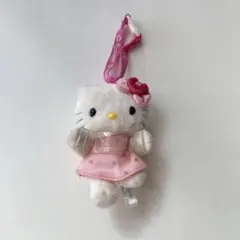 ハローキティ ぬいぐるみ ストラップ付き