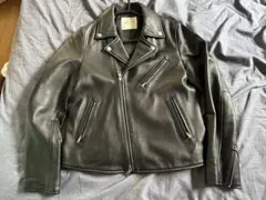 FREAK'S STORE ブラック ダブルライダースジャケット　レディース　M