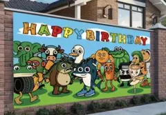 イタリアンブレインロット　誕生日用キャラクタータペストリー 150x100cm