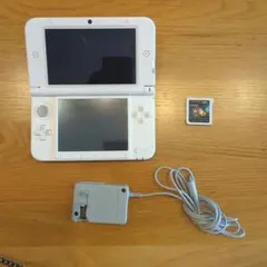 Nintendo 3DS LL 本体 ミントホワイト モンハン4G付き