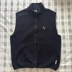 Russell Athletic フリースベスト　ブラック
