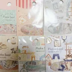 Ⓜ︎ なかうち わか さん フレークシール 6点 324枚