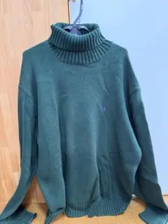 Polo by Ralph Lauren グリーン タートルネックセーター