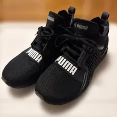 PUMA IGNITE 24.5cmスニーカー ブラックのサムネイル