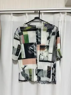 HARE 総柄 シアートップス メロウトップス 半袖 FREEサイズのサムネイル