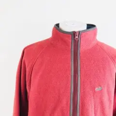 クロコダイル ニットジャケット カーディガン L 濃紺 刺繍ロゴ 「F381