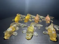 ガラス細工 干支 亥 いのしし 猪の置物 3体セット 金箔入り - メルカリ