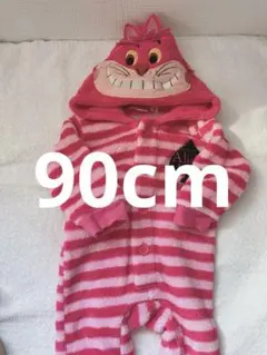 チェシャ猫 着ぐるみ ロンパース 90cm ディズニー コスプレ 子供用