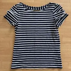 ナノユニバース　ボーダートップス　Tシャツ　フリーサイズ