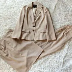 極美品 ランバンコレクション　超高級 ウールスーツ セットアップ 3ピース