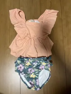 petit main フリル水着 120cm ピンク