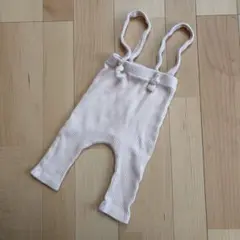 ベビーレギンス サロペット ベージュ　サイズ73cm