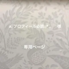 a. プロフィール必読◡̈*.。様専用　白色1ペア