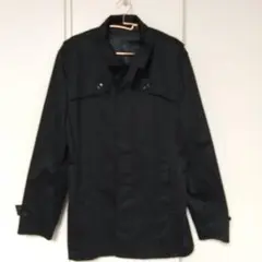 NICOLE ムッシュニコル メンズ ハーフコート ブラック LL