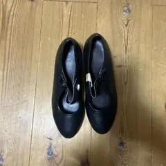 フラメンコシューズ 黒 ストラップ付 スペイン製 31子供用 19.5~20cmのサムネイル