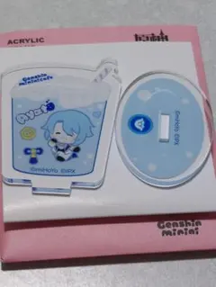 原神 minini コラボカフェ 稲妻 神里綾人 コースター ステッカー しおり 原神 minini コラボカフェ 稲妻 神里綾人 コースター ステッカー