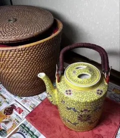 煎茶道具 唐草紋様 急須 水注ぎ