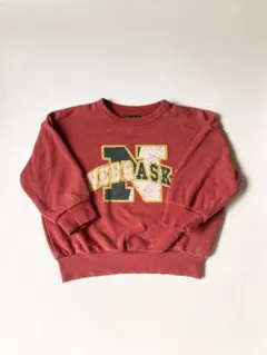 【美品】NEBRASKA赤トレーナー マーキーズ スウェット 100