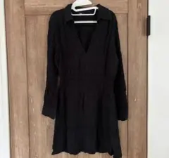 大人気❤️ ZARA ミニワンピース　フレアミニワンピース