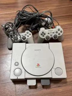 SONY PlayStation 本体 コントローラー2個付き