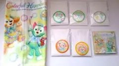 【未使用品】ダッフィーフレンズ ジェラトーニ クッキーアン ワッペン 20周年