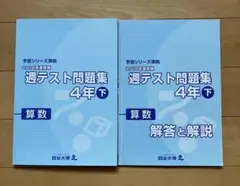 過去テスト問題集 4年 下 算数　2018年度