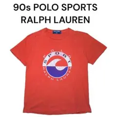 90 POLOSPORTSビッグプリントTシャツ　ポロスポーツ　シングルステッチ