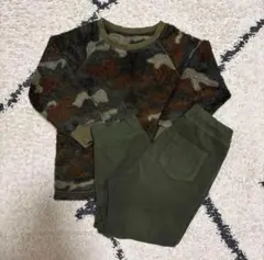 UNIQLO フリースパジャマ 迷彩 110