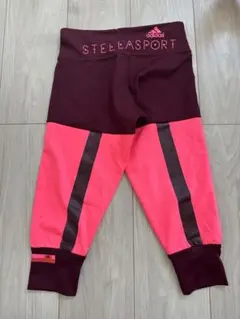 adidas STELLASPORT タイツ バーガンディ/ピンク
