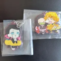 鬼滅の刃 キャラばんちょうこうラバーマスコット漆の型 魘夢　竈門禰豆子＆我妻善逸