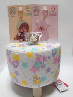 こ*す様 モンチッチ 招き猫 SとSSキーチェーン ぬいぐるみセート