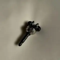 【ディズニー】ミニー風 イヤホンジャックピアス アクセサリー ラインストーン