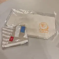 【新品未開封】カルディ福袋もへじ＆ミスド福袋ポンデライオンバッグ2点セット