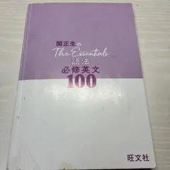 関正生のThe Essentials 語法必修英文100