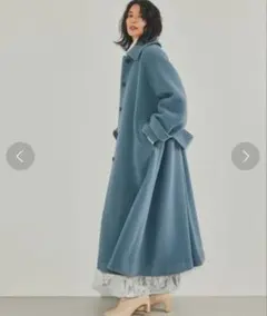 クリーニング済⭐︎フレイアイディー　ウール　ロングコート