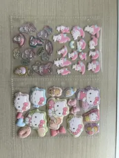 サンリオシール　タイルシール　ぷっくりシール　マシュマロシール　マイメロ　キティ