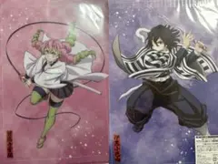 鬼滅の刃 アニプレックスオンラインくじ クリアファイル 伊黒小芭内 甘露寺蜜璃