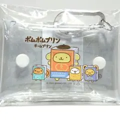 新品未開封品 ポムポムプリンの本屋さんクリアマルチケース【チームプリン】