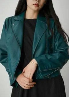 ★12/16までの限定価格【新品未使用】フェイクレザーライダース