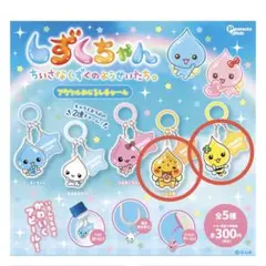 しずくちゃん ちいさなしずくのようせいたち。 アクリルめじるしチャーム セット