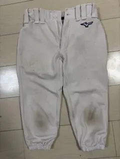 140cm Mizuno 野球パンツ ホワイト