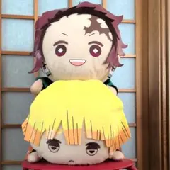 鬼滅の刃 ぬいぐるみ 寝そべり型 無限城 無限列車 約30cm