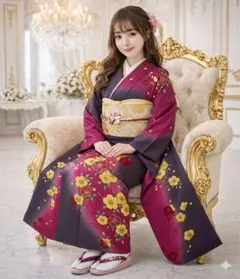 振袖のみ✨　長襦袢セット、フルセット変更可能✨