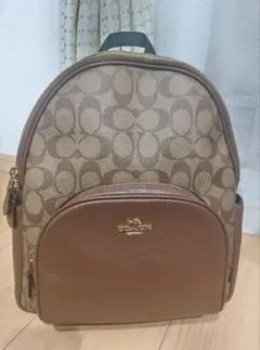 0136 COACH signature シグネチャー バックパック リュック - メルカリ