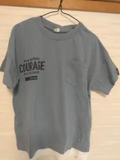 ロゴプリント ポケット付き Tシャツ